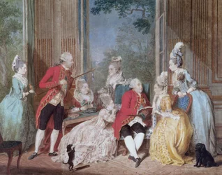 Le salon de Philippe Égalité (1747-93) Duc d